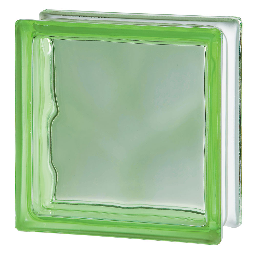 Quality Glass Block 1919/8 Basic Series Green