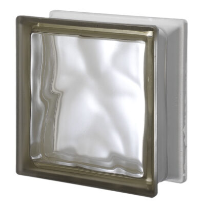 Quality Glass Block Q19 Pegasus Wave Siena