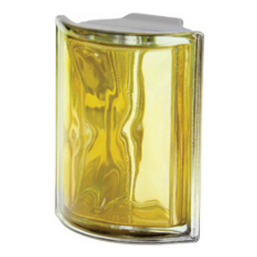 Quality Glass Block Cedro Pegasus Rounded Corner