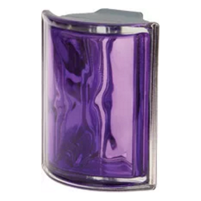 Quality Glass Block Indaco Pegasus Rounded Corner