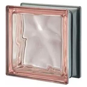 Quality Glass Block Q19 Pink Pegasus Metalized