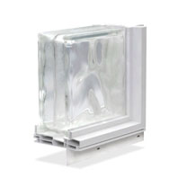 Quality Glass Block Vinyl Wrapped Glass Block Windows