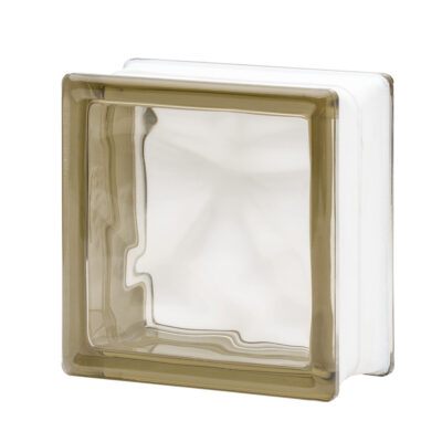 Quality Glass Block 6x6x3 Bronze Nubio