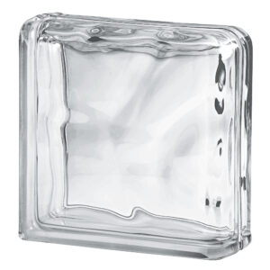 Quality Glass Block 1919/8 Double End Block Wave Basic Series