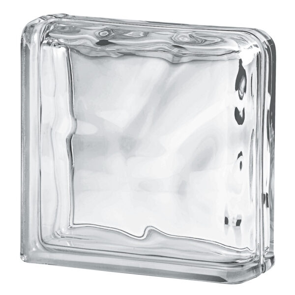 Quality Glass Block 1919/8 Double End Block Wave Basic Series