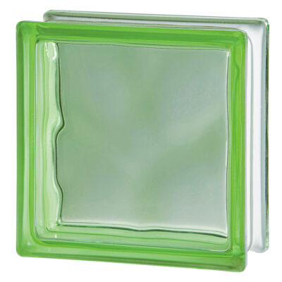 Quality Glass Block 1919/8 Green Wave 1S