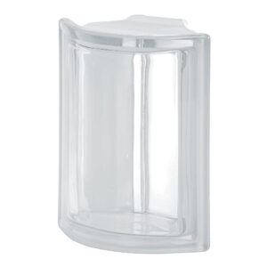 Quality Glass Block Rounded Corner Neutro Smooth Pegasus