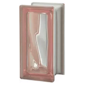 Quality Glass Block R09 Pink Wave Pegasus