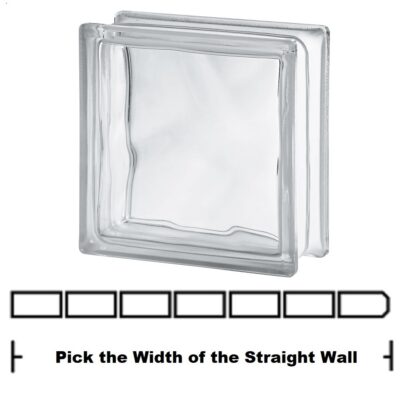 European 1919/8 Clear Wave Straight Wall Kits