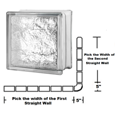 Cortina Rounded Corner Wall Kit