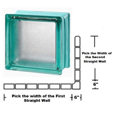 MyMiniGlass Mint Corner Wall Kit