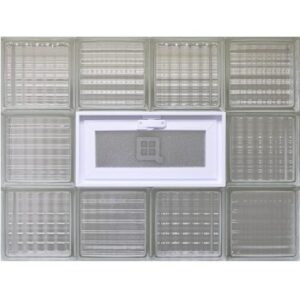 European Cross Large Quality Glass Block Windows