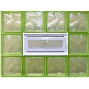 European Green Quality Glass Block Windows