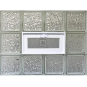 European Maya Quality Glass Block Windows