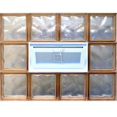 European Pink Quality Glass Block Windows