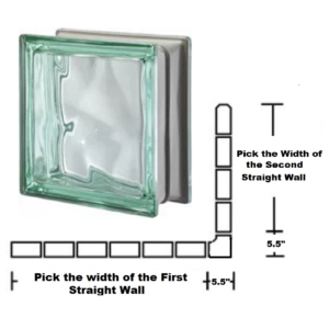 Metalized Green Corner Wall Kit