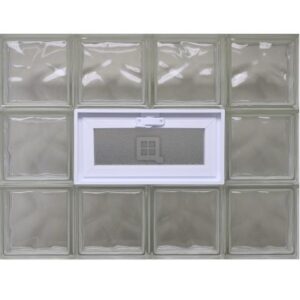 European Wave Quality Glass Block Windows