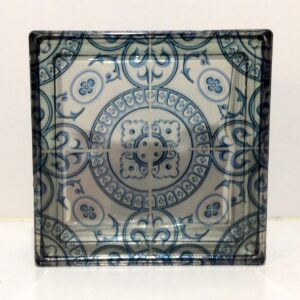 Caroline Custom Lisbon Pattern Glass Block