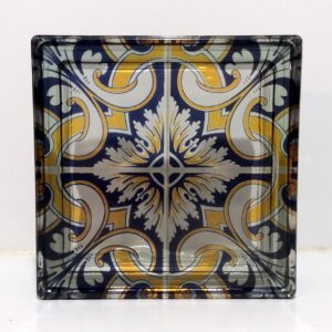 Elizabeth Custom Lisbon Pattern Glass Block