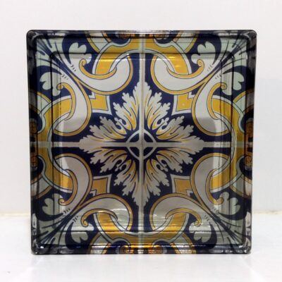 Elizabeth Custom Lisbon Pattern Glass Block