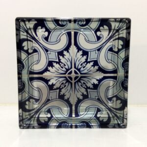 Franchesca Custom Lisbon Pattern Glass Block