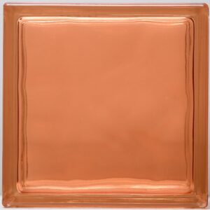 Peach Custom Color Nubio Glass Block