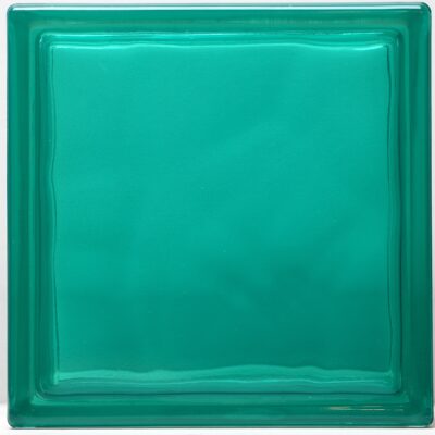 Peacock Custom Color Nubio Glass Block