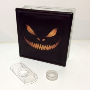 Pumpkin Face Craft Block