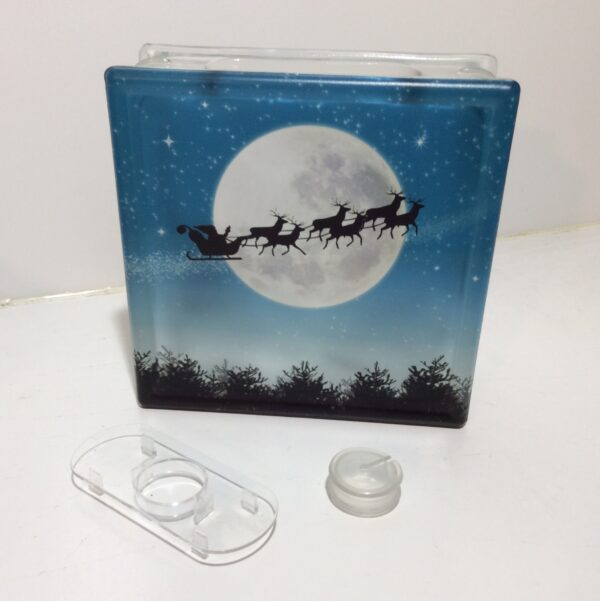 Santa Over the Moon Craft Block