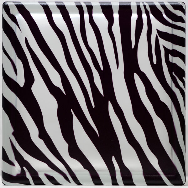 Zebra Glass Block