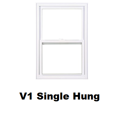 Silverline V1 Series Single Hung Vinyl Window