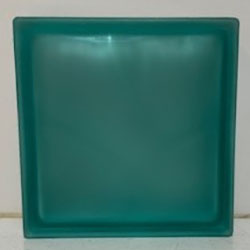 Seves 1919/8 Turquoise Wave 1S Glass Block