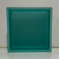 Vetroarredo Q19 Turquoise 2S (Clear) Glass Block