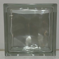 Vitrablock 1919/8 Clear Cloudy 2 faces C+Y Glass Block