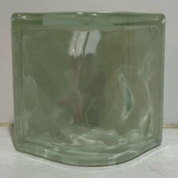 Weck 6in Corner Wave Glass Block