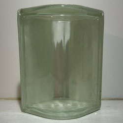 Weck 8in Corner Clarity Reflective Glass Block