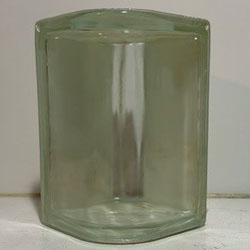 Weck 8in Corner Clarity Glass Block