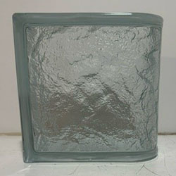 Mulia 8x8x4 Iceberg End Block Glass Block