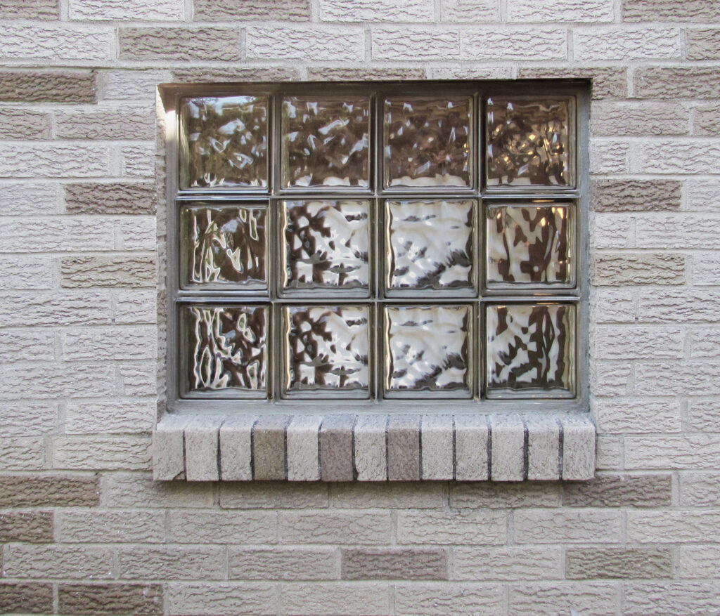 Hurricane-Resistant Glass Block Window