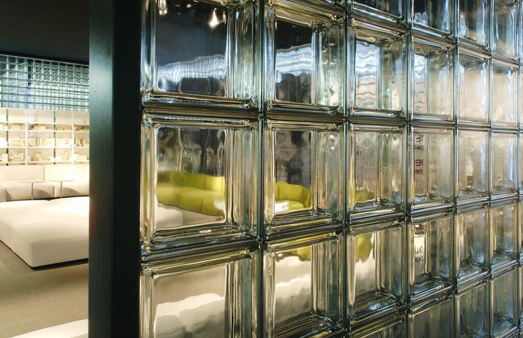 Glass Block Wall