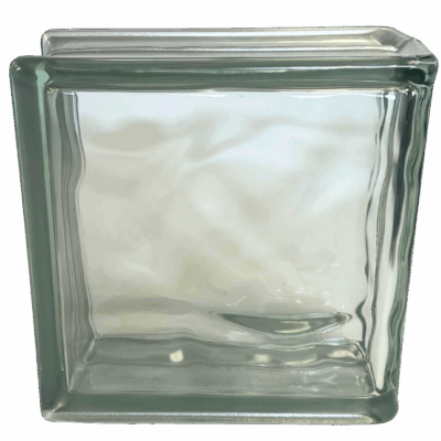 8x8x4 Metalized Silver Nubio End Block