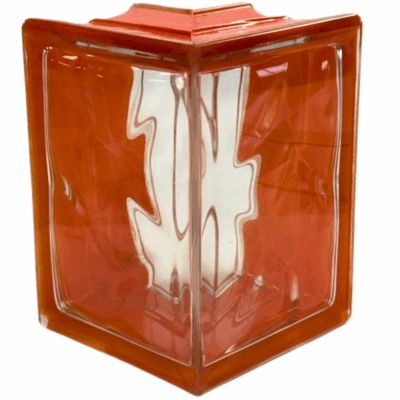 8x8x4 Tangerine Nubio Sharp Corner 90
