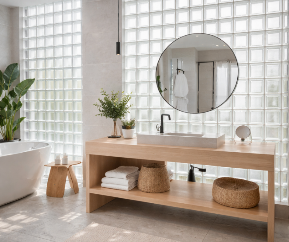 glass block window